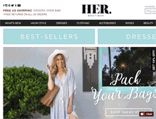 Tablet Screenshot of herboutique.com